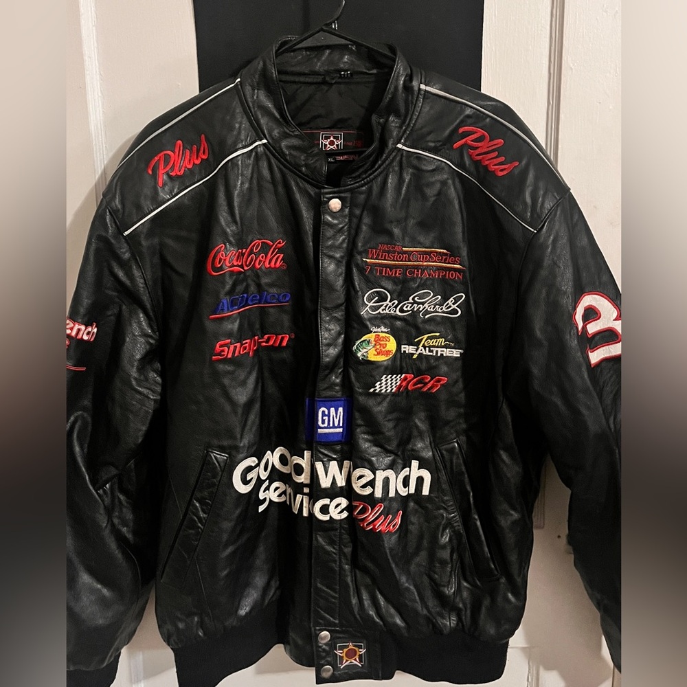Jacket with Red and White Deta